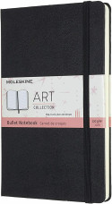 Moleskine Art Hardback Large Notebook - Bullet - Black