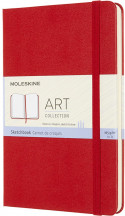 Moleskine Art Medium Sketchbook - Scarlet Red