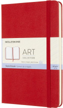 Moleskine Art Medium Sketchbook - Scarlet Red