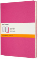 Moleskine Cahier Extra Large Journal - Ruled - Kinetic Pink - Set of 3