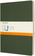Moleskine Cahier Extra Large Journal - Ruled - Myrtle Green - Set of 3
