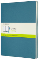 Moleskine Cahier Extra Large Journal - Plain - Brisk Blue - Set of 3