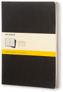 Moleskine Cahier Extra Large Journal - Squared - Black - Set of 3