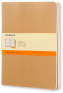 Moleskine Cahier Extra Large Journal - Ruled - Kraft Brown - Set of 3