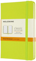 Moleskine Classic Hardback Pocket Notebook - Ruled - Lemon Green