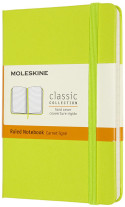 Moleskine Classic Hardback Pocket Notebook - Ruled - Lemon Green