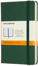 Moleskine Classic Hardback Pocket Notebook - Ruled - Myrtle Green