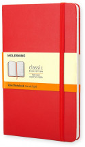 Moleskine Classic Hardback Pocket Notebook - Ruled - Scarlet Red