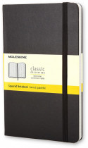 Moleskine Classic Hardback Pocket Notebook - Squared - Black