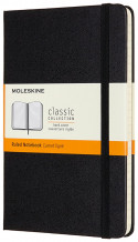 Moleskine Classic Hardback Medium Notebook - Ruled - Black