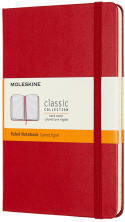 Moleskine Classic Hardback Medium Notebook - Ruled - Scarlet Red