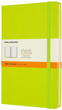 Moleskine Classic Hardback Large Notebook - Ruled - Lemon Green