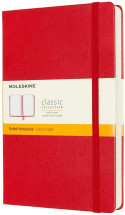 Moleskine Classic Hardback Large Expanded Notebook - Ruled - Scarlet Red