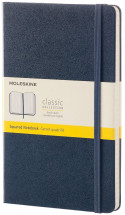 Moleskine Classic Hardback Large Notebook - Squared - Sapphire Blue