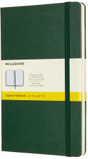 Moleskine Classic Hardback Large Notebook - Squared - Myrtle Green