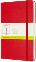 Moleskine Classic Hardback Large Expanded Notebook - Plain - Scarlet