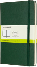 Moleskine Classic Hardback Large Notebook - Plain - Myrtle Green