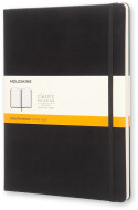 Moleskine Classic Hardback Extra Large Notebook - Ruled - Black