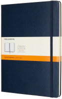 Moleskine Classic Hardback Extra Large Notebook - Ruled - Sapphire Blue