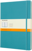 Moleskine Classic Hardback Extra Large Notebook - Ruled - Reef Blue