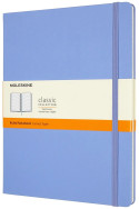 Moleskine Classic Hardback Extra Large Notebook - Ruled - Hydrangea Blue