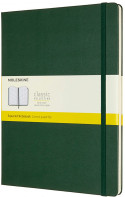 Moleskine Classic Hardback Extra Large Notebook - Squared - Myrtle Green