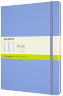 Moleskine Classic Hardback Extra Large Notebook - Plain - Hydrangea Blue