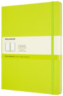 Moleskine Classic Hardback Extra Large Notebook - Plain - Lemon Green