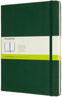Moleskine Classic Hardback Extra Large Notebook - Plain - Myrtle Green