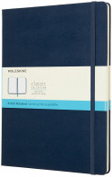 Moleskine Classic Hardback Extra Large Notebook - Dotted - Sapphire Blue