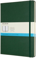 Moleskine Classic Hardback Extra Large Notebook - Dotted - Myrtle Green