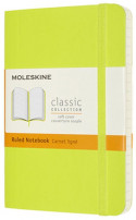 Moleskine Classic Soft Cover Pocket Notebook - Ruled - Lemon Green