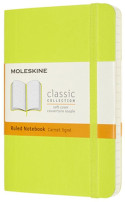 Moleskine Classic Soft Cover Pocket Notebook - Ruled - Lemon Green