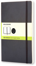 Moleskine Classic Soft Cover Pocket Notebook - Plain - Black