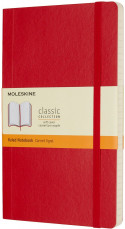 Moleskine Classic Soft Cover Large Notebook - Ruled - Scarlet Red