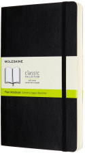 Moleskine Classic Soft Cover Large Expanded Notebook - Plain - Black