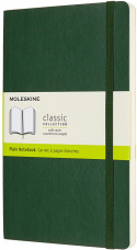 Moleskine Classic Soft Cover Large Notebook - Plain - Myrtle Green
