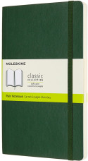 Moleskine Classic Soft Cover Large Notebook - Plain - Myrtle Green