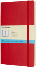 Moleskine Classic Soft Cover Large Notebook - Dotted - Scarlet Red