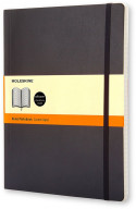 Moleskine Classic Soft Cover Extra Large Notebook - Ruled - Black