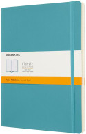 Moleskine Classic Soft Cover Extra Large Notebook - Ruled - Reef Blue