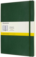 Moleskine Classic Soft Cover Extra Large Notebook - Squared - Myrtle Green