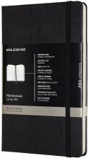 Moleskine Pro Hardback Large Notebook - Black