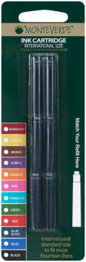 Monteverde Mini Ink Cartridges - Blue/Black