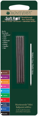 Monteverde Mini D-1 Soft Refill Medium Tip - Black