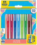 Papermate Flair Original Fibre Tip Pen - Medium - Easel Colours (Pack of 10)