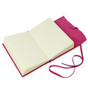 Papuro Amalfi Leather Journal - Raspberry - Small - Picture 1