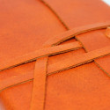 Papuro Amalfi Leather Journal - Orange - Small - Picture 2