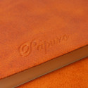 Papuro Amalfi Leather Journal - Orange - Small - Picture 4