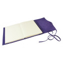 Papuro Milano Large Refillable Journal - Aubergine with Plain Pages - Picture 1